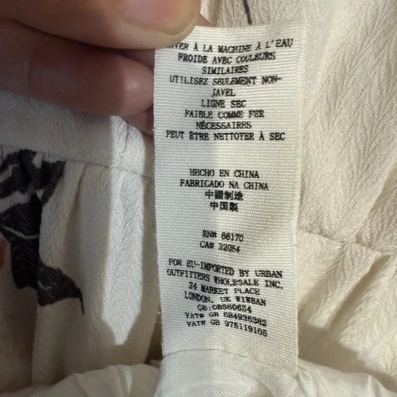 Free People All I Got Floral Maxi Dress in Ivory & Pink Size 2 Boho - Picture 12 of 15